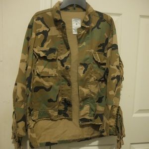 Zara woman camouflage jacket
